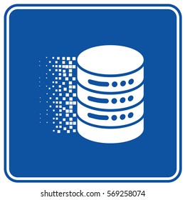 Database Icon Designclean Vector Stock Vector (Royalty Free) 569258074 ...