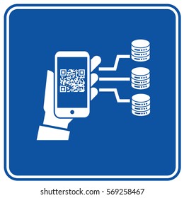 Database icon design,clean vector