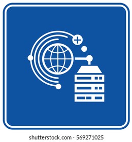 Database icon design,clean vector