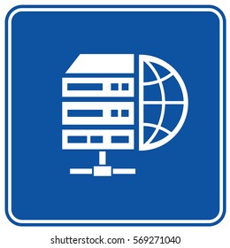 Database icon design,clean vector