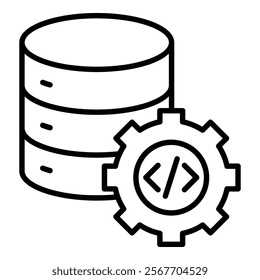 Database Icon Element For Design