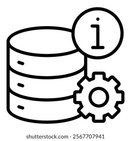 Database Icon Element For Design