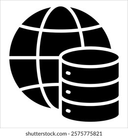 Database Icon Element For Design