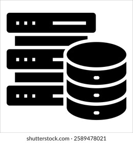 Database Icon Element For Design