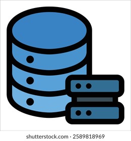 Database Icon Element For Design