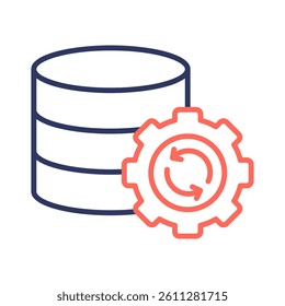 Database Icon Element For Design