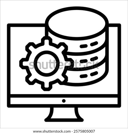 Database Icon Element For Design