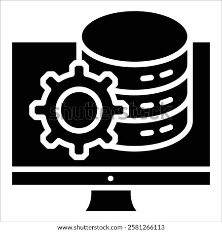 Database Icon Element For Design