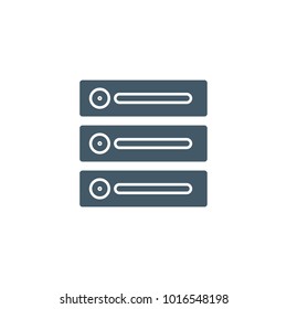 database icon. glyph icon