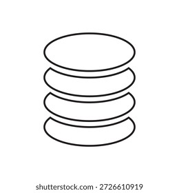 Icono de base de datos Ilustración Elemento Diseño
