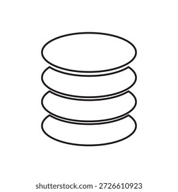 Icono de base de datos Ilustración Elemento Diseño