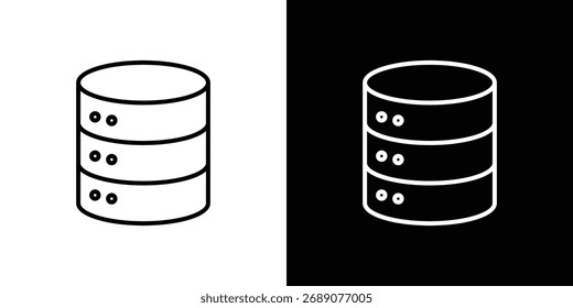 Database icon Illustration. Vector Graphic. EPS 10