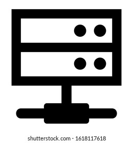 database icon isolated sign symbol vector illustration - high quality black style vector icons
