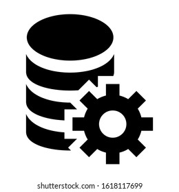 database icon isolated sign symbol vector illustration - high quality black style vector icons
