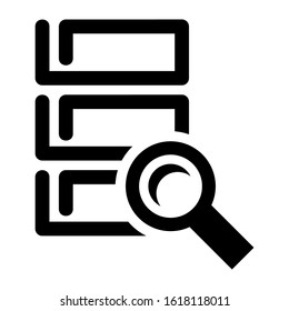 database icon isolated sign symbol vector illustration - high quality black style vector icons
