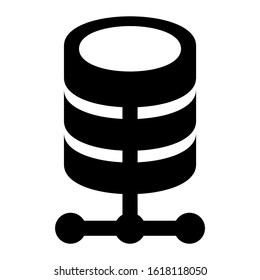 database icon isolated sign symbol vector illustration - high quality black style vector icons
