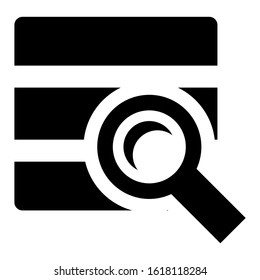 database icon isolated sign symbol vector illustration - high quality black style vector icons
