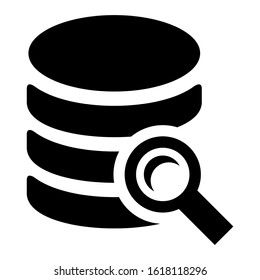 database icon isolated sign symbol vector illustration - high quality black style vector icons
