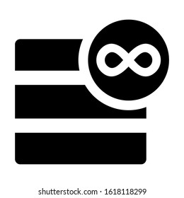 database icon isolated sign symbol vector illustration - high quality black style vector icons
