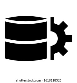 database icon isolated sign symbol vector illustration - high quality black style vector icons
