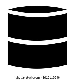database icon isolated sign symbol vector illustration - high quality black style vector icons
