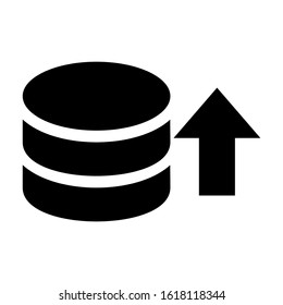 database icon isolated sign symbol vector illustration - high quality black style vector icons
