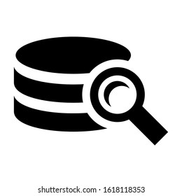 database icon isolated sign symbol vector illustration - high quality black style vector icons
