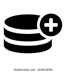 database icon isolated sign symbol vector illustration - high quality black style vector icons
