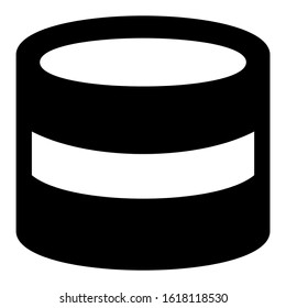 database icon isolated sign symbol vector illustration - high quality black style vector icons
