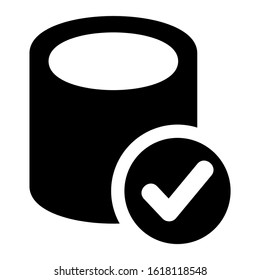 database icon isolated sign symbol vector illustration - high quality black style vector icons
