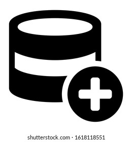 database icon isolated sign symbol vector illustration - high quality black style vector icons
