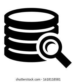 database icon isolated sign symbol vector illustration - high quality black style vector icons
