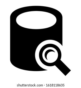 database icon isolated sign symbol vector illustration - high quality black style vector icons
