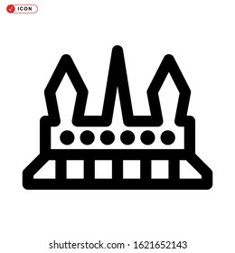 database icon isolated sign symbol vector illustration - high quality black style vector icons
