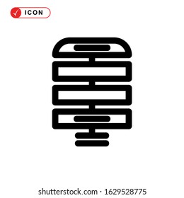 database icon or logo isolated sign symbol vector illustration - high quality black style vector icons
