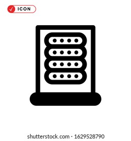 database icon or logo isolated sign symbol vector illustration - high quality black style vector icons
