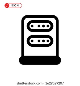 database icon or logo isolated sign symbol vector illustration - high quality black style vector icons
