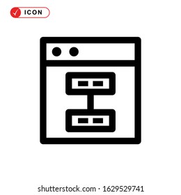 database icon or logo isolated sign symbol vector illustration - high quality black style vector icons
