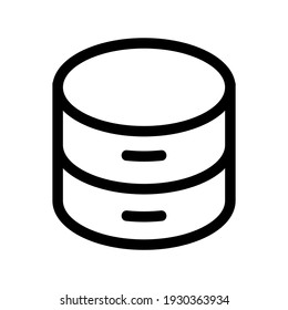 database icon or logo isolated sign symbol vector illustration - high quality black style vector icons
