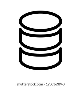 database icon or logo isolated sign symbol vector illustration - high quality black style vector icons
