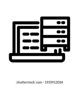 database icon or logo isolated sign symbol vector illustration - high quality black style vector icons
