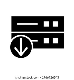 database icon or logo isolated sign symbol vector illustration - high quality black style vector icons
