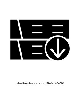database icon or logo isolated sign symbol vector illustration - high quality black style vector icons
