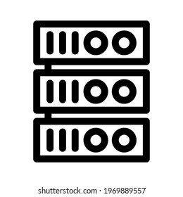 database icon or logo isolated sign symbol vector illustration - high quality black style vector icons
