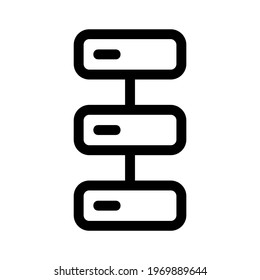 database icon or logo isolated sign symbol vector illustration - high quality black style vector icons
