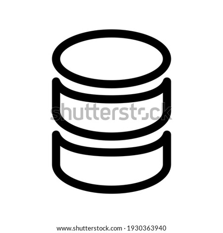 database icon or logo isolated sign symbol vector illustration - high quality black style vector icons
