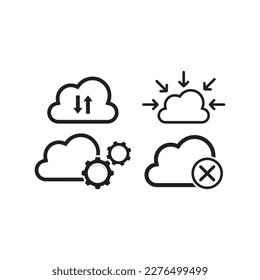 database icon , server icon vector