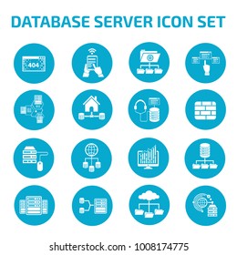 Database icon set