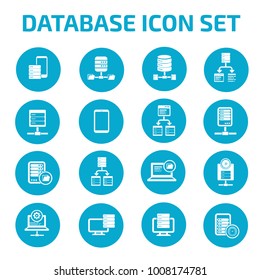 Database icon set