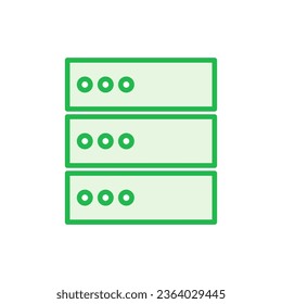 Database icon set. database vector icon